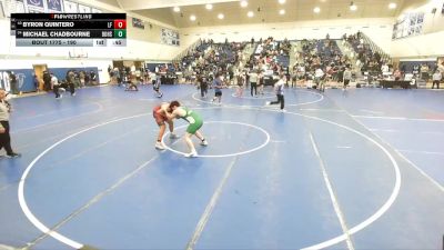 190 lbs Cons. Round 4 - Byron Quintero, Lake Forest vs Michael Chadbourne, Brea Olinda High School