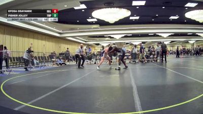 175 lbs Quarterfinal - Efosa Osayande, Rolling Hills WC vs Fisher Jolley, Timpanogos