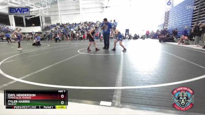 95 lbs Cons. Semi - Zayl Henderson, Topeka Blue Thunder vs Tyler Harris, Wildcat