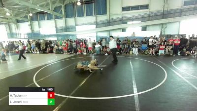 109 lbs Quarterfinal - Adrian Tapia, SoCal Grappling vs Levi Jenchi, Threshold WC