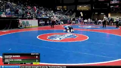 3A-113 lbs Semifinal - Greyson Cooper, Bremen vs Hunter Barber, Ridgeland