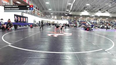 145 lbs Cons. Round 6 - Aubree Schubert, Schreiner University vs Cadence Diduch, Iowa