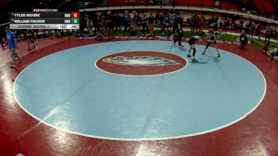 65 lbs Champ. Round 4 - Tyler Moore, Idaho vs William Packer, Idaho