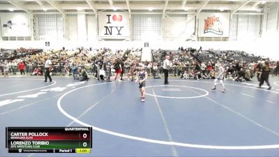 56 lbs Quarterfinal - Carter Pollock, Brawlers Elite vs Lorenzo Toribio, GPS Wrestling Club