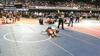 6A 105 lbs Cons. Round 1 - Minha Castillo, League City Clear Falls vs Laila Abarca, Allen