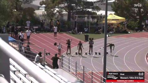 Women's 100m, Finals 1