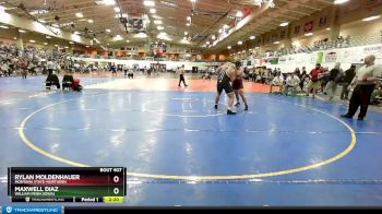 285 lbs Cons. Round 2 - Maxwell Diaz, William Penn (Iowa) vs Rylan Moldenhauer, Montana State-Northern