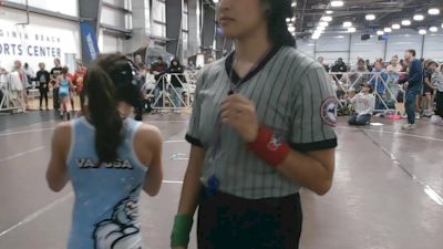 70 lbs Round 2 (10:45am Saturday) - Leighton Armstrong, Lady Rangers vs Priya Capizzi, Team VA/USA