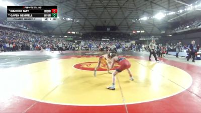 Boys 3A 106 lbs Champ. Round 2 - Maddox Taft, Mt. Spokane vs Gaven Gemmell, Enumclaw