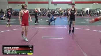 90 lbs Quarterfinal - Granger Barrett, River Rats Wrestling Club vs Greyton Byrd, Elevate Wrestling Club