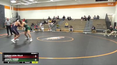 166-175 lbs Round 5 - Adrian Leon-Tello, Urbandale vs Jarron Weber, Cedar Rapids Kennedy