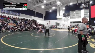 157 lbs 1st Place Match - Tigran Greyan, St. John Bosco vs Anthony Manno, Newport Harbor