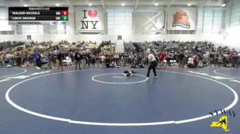 44 lbs Quarterfinal - Walker Nichols, Gouverneur Wrestling Club vs Linux George, Olean Wrestling Club