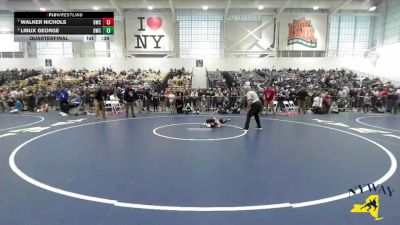44 lbs Quarterfinal - Walker Nichols, Gouverneur Wrestling Club vs Linux George, Olean Wrestling Club