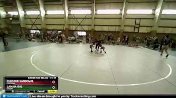 34-37 lbs Round 2 - Chester Sandoval, Montana vs Lanaia Bal, Hawaii