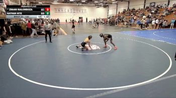 133 lbs Champ. Round 1 - Zimani Malomboza, Indiana Tech vs Nathan Hite, Manchester