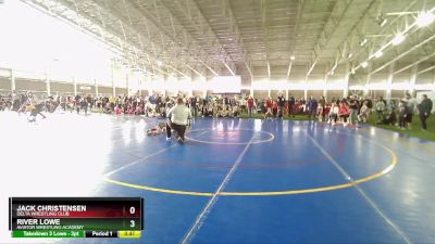 50 lbs Quarterfinal - River Lowe, Aviator Wrestling Academy vs Jack Christensen, Delta Wrestling Club