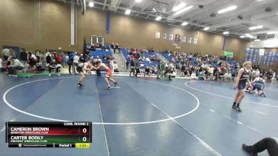 160 lbs Cons. Round 2 - Carter Bodily, Fremont Wrestling Club vs Cameron Brown, Brighton Wrestling Club