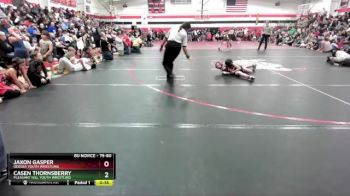 75-80 lbs Quarterfinal - Jaxon Gasper, Odessa Youth Wrestling vs Casen Thornsberry, Pleasant Hill Youth Wrestling