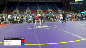 200 lbs Round Of 32 - Brooke Bennett, Missouri vs Tra'Chel Bingham, Texas