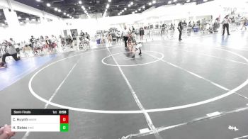 62 lbs Semifinal - Christian Huynh, Warrior Trained Wrestling vs Hunter Bates, Aniciete TC