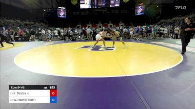 165 lbs Cons 64 #2 - Kash Dayley, AZ vs Wyatt Hochgraber, IL