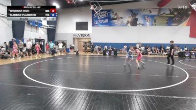88 lbs Brennan Hart, Michigan Blue vs Maddox Plambeck, Pennsylvania Blue