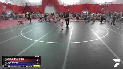 62 lbs Quarterfinal - Maximus Chambers, WI vs Mason Potts, IL