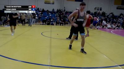 175 lbs Quarters - Gage McWatters, Lakeland High School Wrestling vs Ryan Lewis, Middleton Wrestling Club