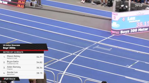 High School Boys' 300m, Finals 3