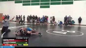 137 lbs Round 3 - Dominick Parrino, Palo Verde vs Austin Gordon, Sierra Vista