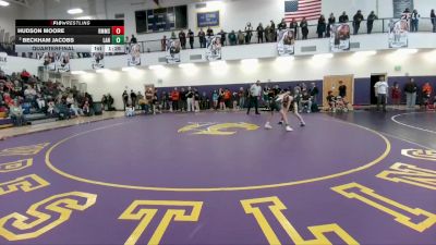 105 lbs Quarterfinal - Hudson Moore, Rocky Mountain vs Beckham Jacobs, Lander Middle School