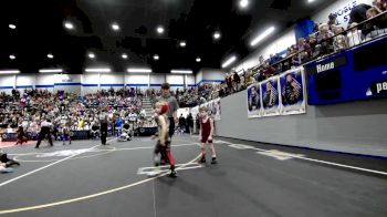 43 lbs Round Of 16 - Greyson Bode, Perry Wrestling Academy vs Boomer Clinkenbeard, Comanche Takedown Club