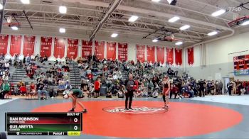 113 lbs Champ. Round 1 - Gus Abeyta, Conifer vs Dan Robinson, North Fork