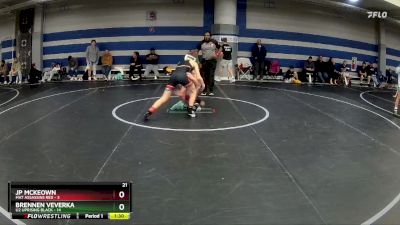 96 lbs Round 4 (8 Team) - Brennen Veverka, U2 Uprising Black vs JP McKeown, Mat Assassins Red