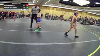 50 lbs Semifinal - Jesse Morales, So-Cal Hammers vs Weston Molinaro, Rising Sun WC
