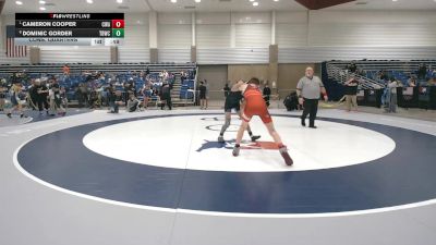 110 lbs Cons. Quarters - Cameron Cooper, Contenders Wrestling Academy vs Dominic Gorder, Team Donahoe Wrestling Club