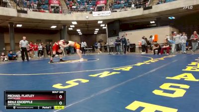 165 lbs Champ. Round 2 - Benji Knoepfle, Unattached vs Michael Flatley, Unattached