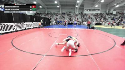 113 lbs Consi Of 64 #2 - Brennen Secor, MA vs Aidan Flanagan, MA