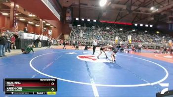 4A-113 lbs Quarterfinal - Isael Beal, Central vs Kaden Orr, Natrona County