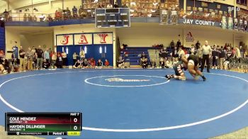 215 lbs Semis & Wb (16 Team) - Cole Mendez, Bellmont vs Hayden Dillinger, Western