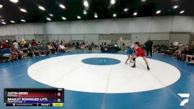 160 lbs Semis & 1st Wrestleback (8 Team) - Justin Krebs, Kentucky vs Bradley Rodriguez-Little, Minnesota Red