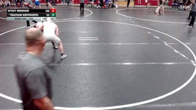 175 lbs 3rd Place Match - Trayson Whitworth, Highland vs Wyatt Bingham, Oakley