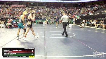 3A 138 lbs Cons. Round 1 - Garrett Carpenter, North Gaston vs Ethan Croom, West Johnston