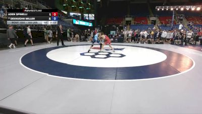 100 lbs Champ. Rd Of 32 - Aden Spinelli, IL vs DeVaughn Miller, AL