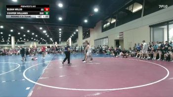 215 lbs Round 2 (4 Team) - Cooper Williams, BRAWL Black vs Elijah Willis, Alabama Elite Gold