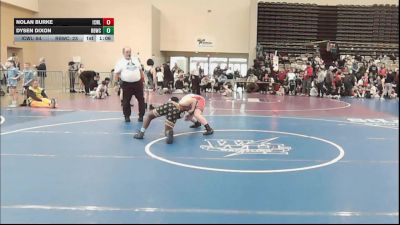 111 lbs Rr Rnd 2 - Nolan Burke, ICWL Bruisers Club - ESC vs Dysen Dixon, Rabbit Wrestling Club - ESC