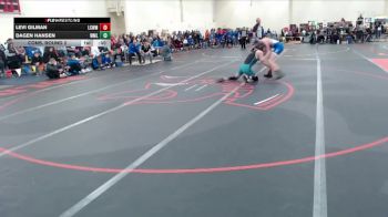 145 lbs Cons. Round 2 - Dagen Hansen, Windom-Mountain Lake vs Levi Gilman, Lake Crystal Wellcome Memorial Area