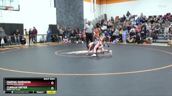 85 lbs Cons. Semi - Curran Meyer, Indee Mat Club vs Owenn Swenson, Vinton Shellsburg