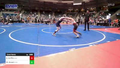 70 lbs Consolation - Grant Griffin, Raw Wrestling Club vs Mikah Amani, HURRICANE WRESTLING ACADEMY